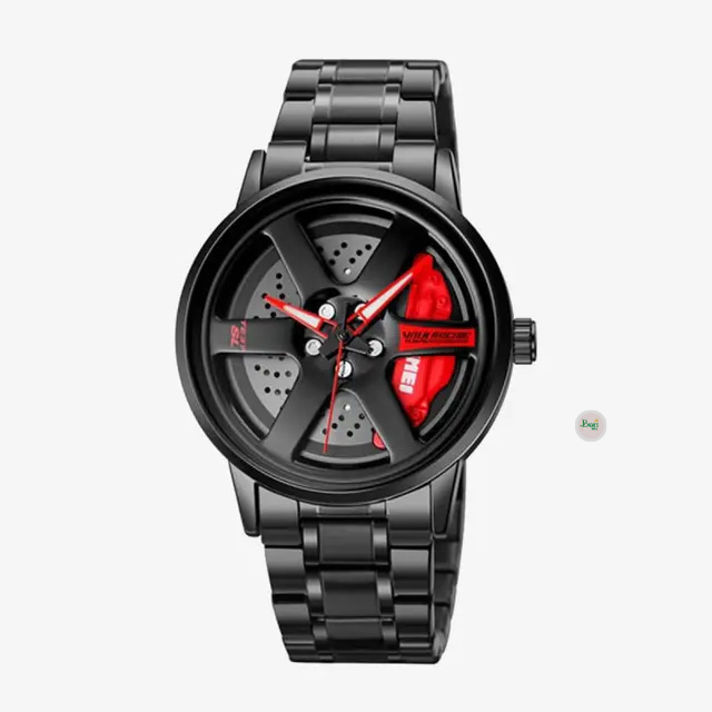 SKMEI 1787 Rotation Wheel Stainless Steel Watch for Men - Image 6