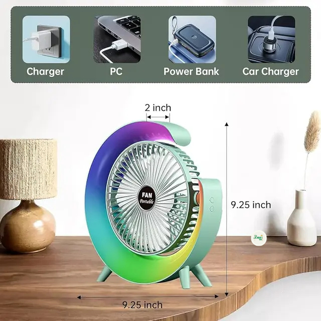 Colourful G63 Desktop Air Conditioner Fan S13-F1192 - Image 6