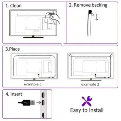 16 ft Strip light premium App Controler + Sound Sensor - Image 6