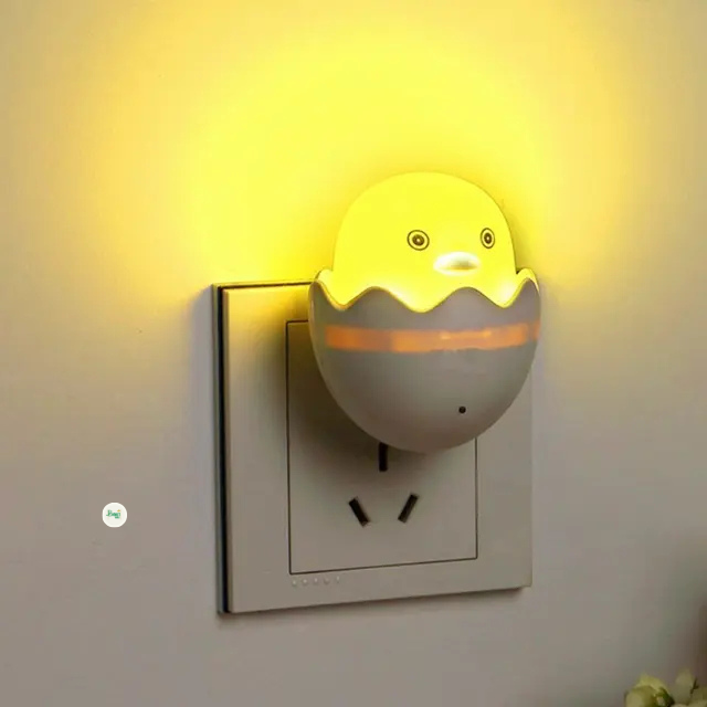 Yellow Duck With Egg Shape Led small Night Light L0685 - Image 5