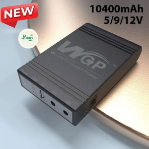 New Version WGP mini UPS 10400mAh â 5/9/12V â Black