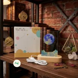 3D moon crystal night light M0014 - Image 5