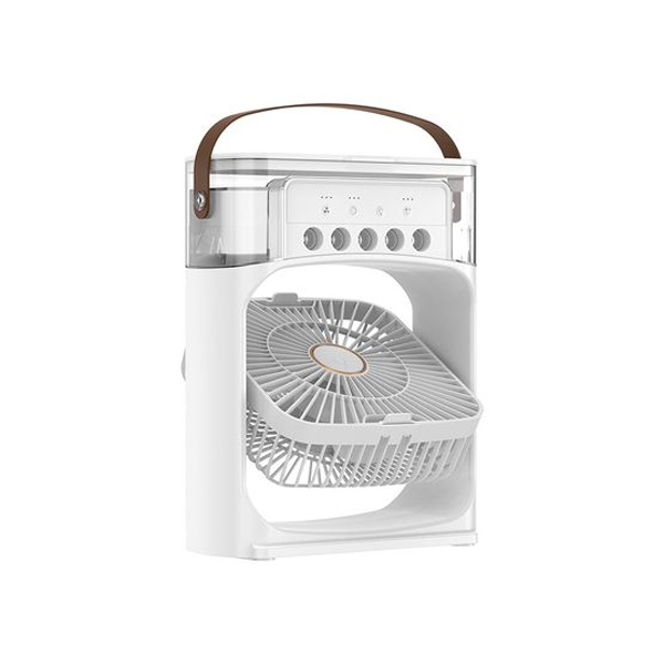 Portable Air Cooler Table Fan with Water Mist Spray - Image 2