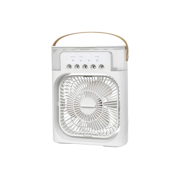 Portable Air Cooler Table Fan with Water Mist Spray - Image 3