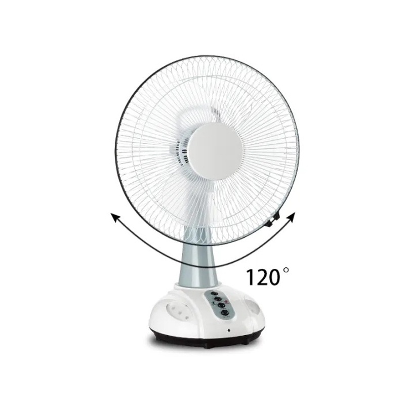 Prodip 14'' AC/DC Rechargeable Table Fan - Image 3