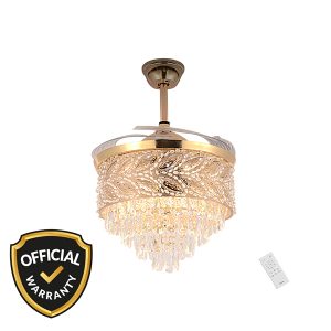 Qulik Q-K6351 48" Remote Control Chandelier Ceiling Fan