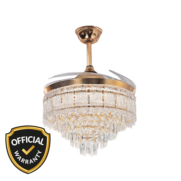 Qulik Q-T8329 48" Remote Control Chandelier Ceiling Fan