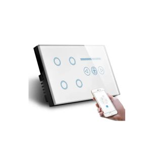 Tuya 4 Gang Smart WiFi Switch with Fan Speed Control (B-347)( W-348)